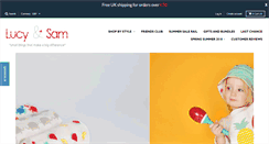 Desktop Screenshot of lucyandsam.com